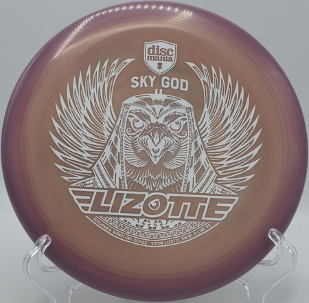 Discmania Sky God P2 straight putter drive with gentle fade at Maple Hill Disc Golf Course in Leicester, Massachusetts