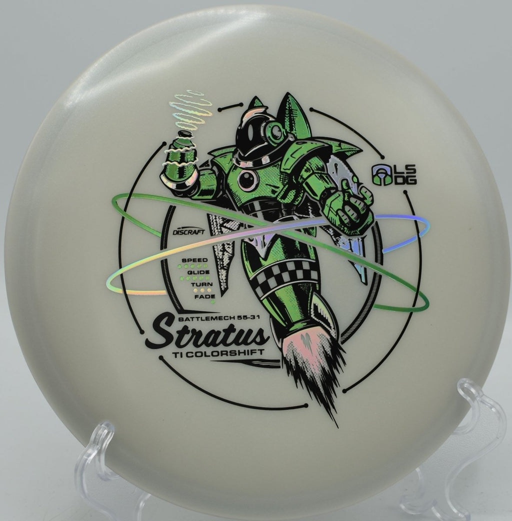 Discraft Titanium ColorShift Stratus fairway driver available in Washington with nationwide shipping for controlled hyzer flips