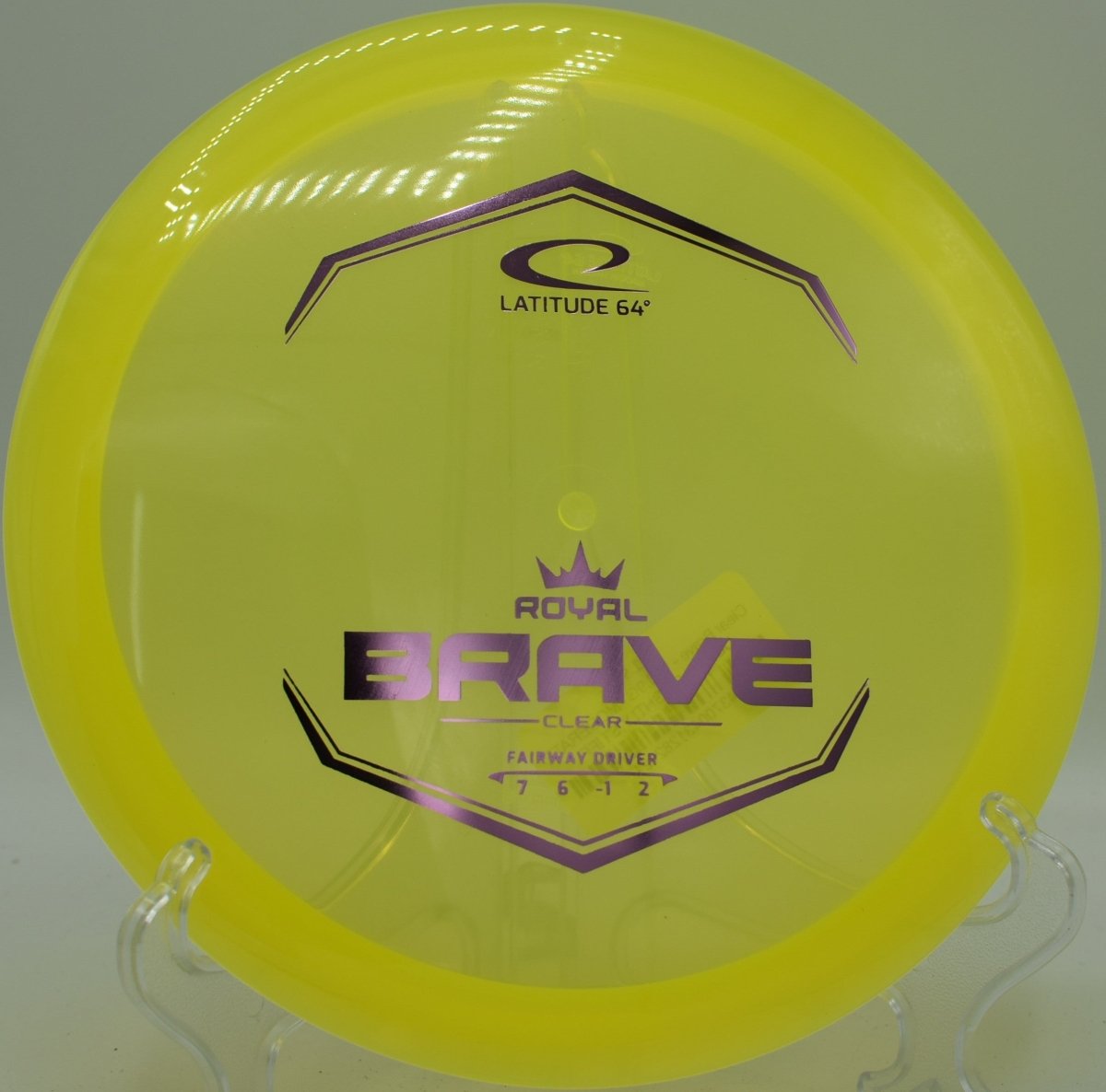 Latitude 64 Clear Brave driver popular in California with nationwide shipping for smooth hyzer flip lines