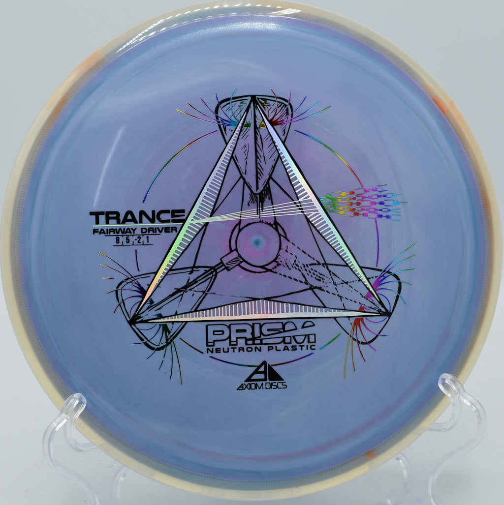 Disc golfer throwing a forehand Trance on a flex line at Winthrop Gold in South Carolina

