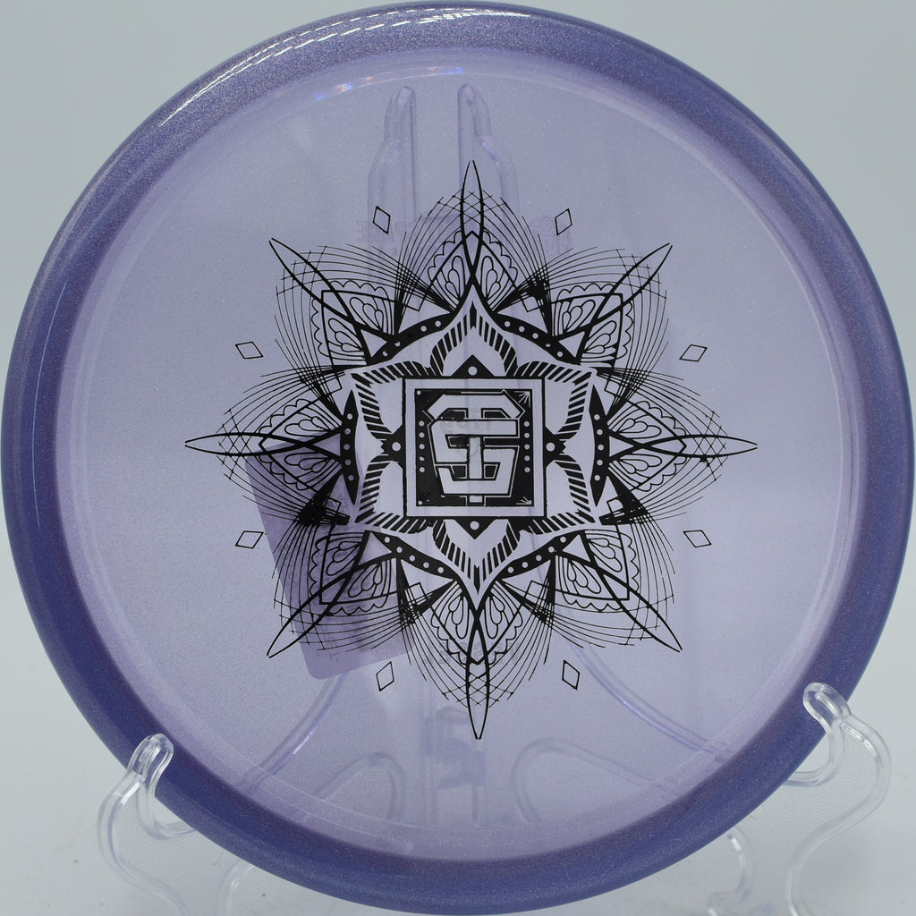 Thought Space Athletics VEX Vessel approach disc parking controlled hyzer approaches at Northwood Black Disc Golf Course in Morton, Illinois.