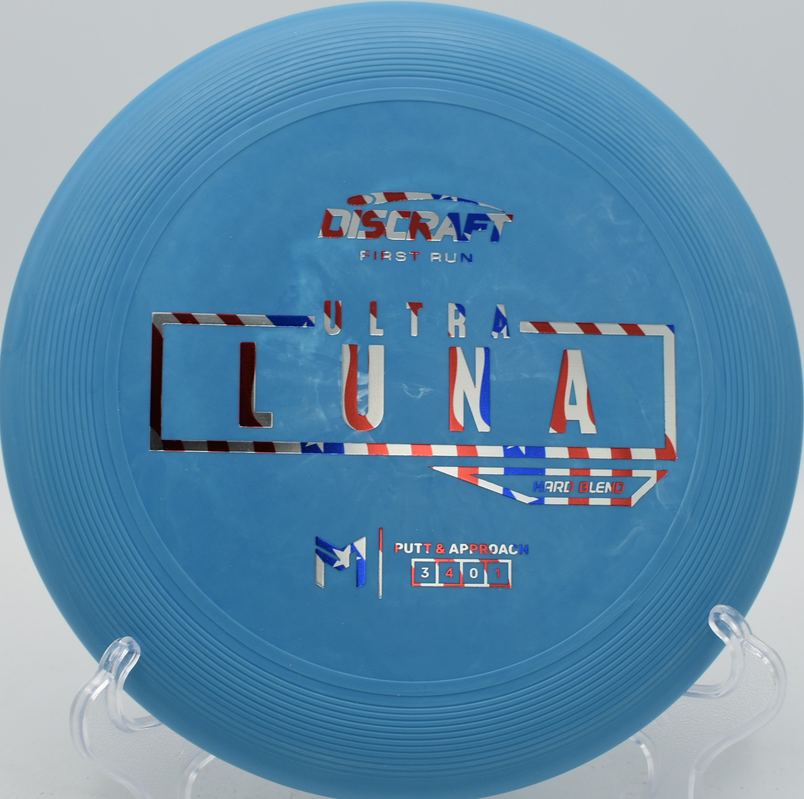 Paul McBeth UltraLuna displayed at Rollin Ridge DGC, Reedsville WI for dependable putting lines