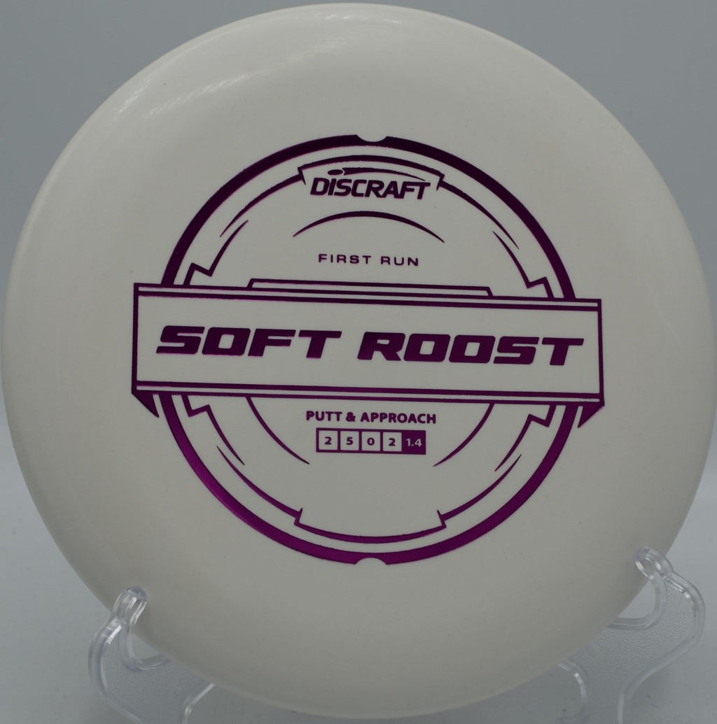Discraft First Run Soft Roost putter chosen in Colorado with nationwide shipping for soft landing upshot placement