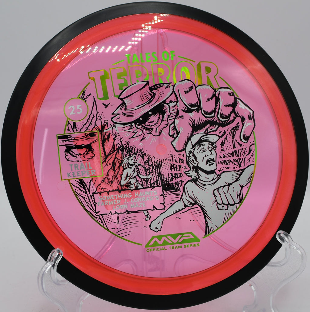 Limited edition Halloween Proton Trail gliding with control at Civic Center DGC in Lubbock, Texas