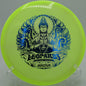 Innova Leopard3 holding a smooth turnover line at Fountain Hills Disc Golf Park in Fountain Hills, Arizona