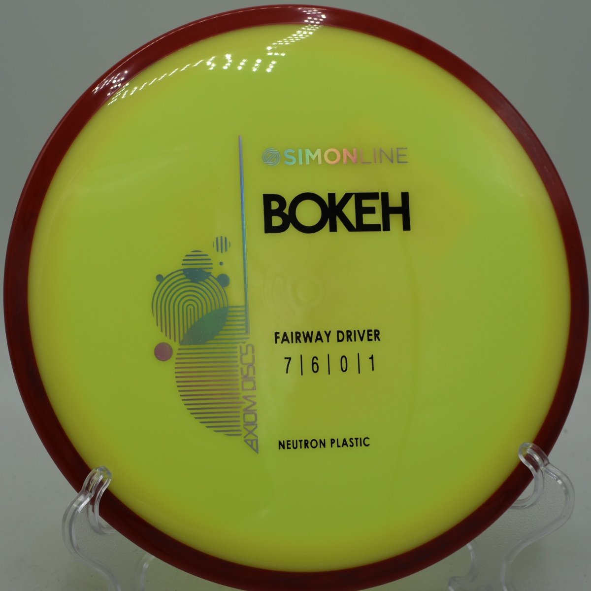 Axiom Neutron Bokeh displayed at Edgewater DGC, Saint Joseph MO for versatile fairway performance