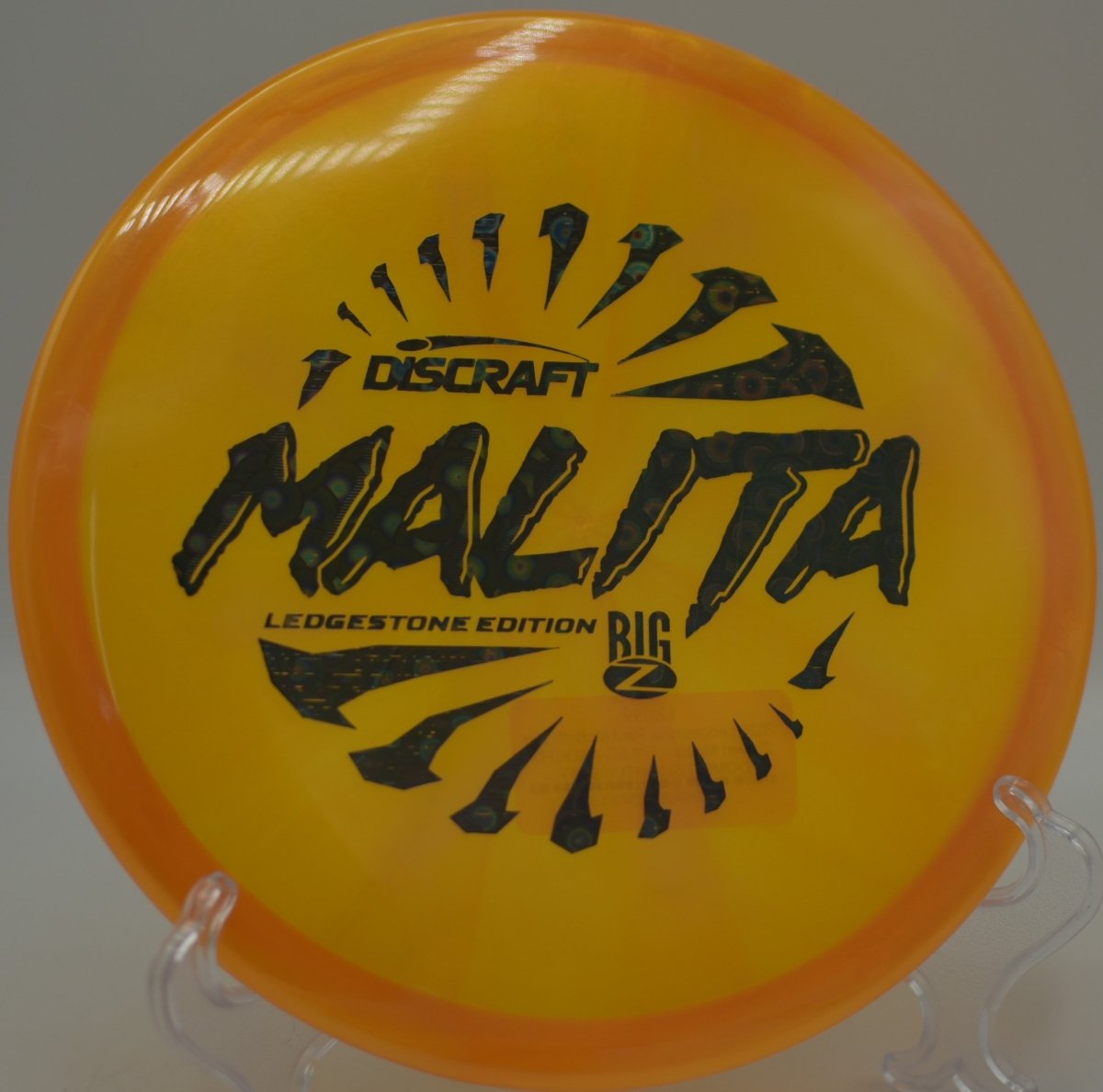 Paul McBeth Big Z Swirl Malita midrange carving a finesse line at Lake Marshall Disc Golf Course in Montross, Virginia