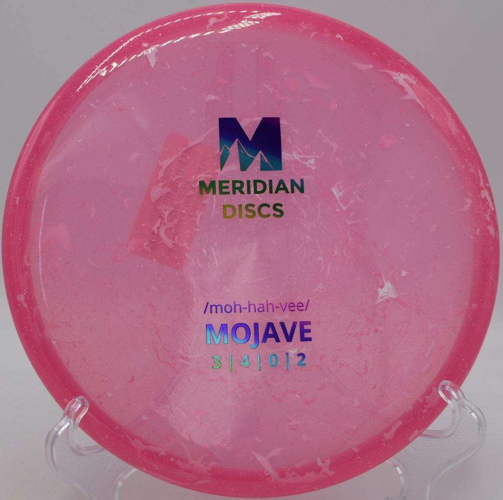 Marbled Clarus Mojave firm beaded putter at Rollin Ridge DGC in Reedsville, WI tracking dead straight on spin putts