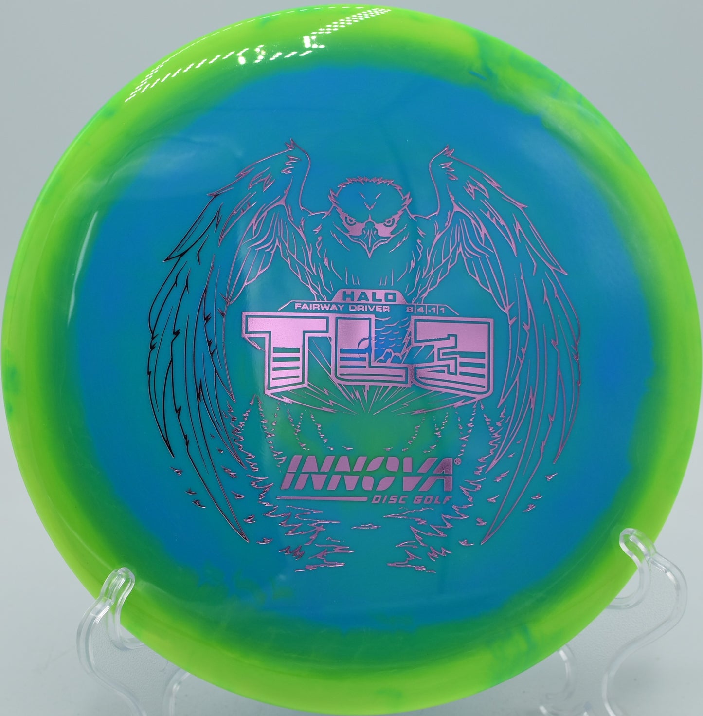 Halo Star TL3 fairway driver released clean on a flex line at Fountain Hills Disc Golf Course in Fountain Hills, Arizona