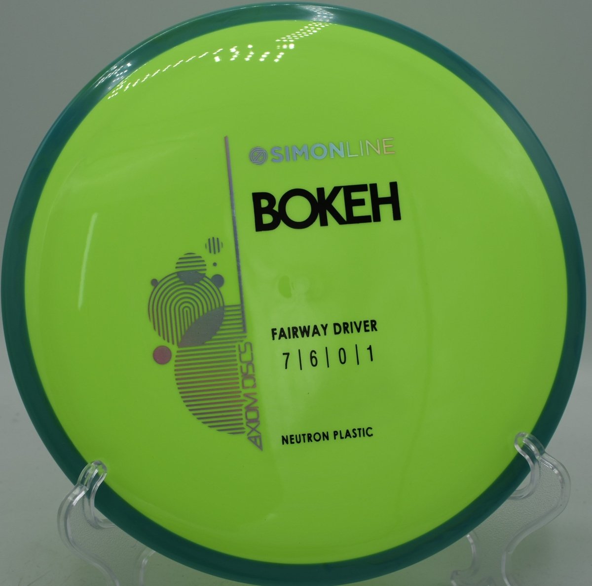 Neutron Bokeh displayed at Cedarock DGC, Burlington NC for reliable disc golf control