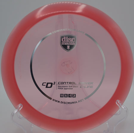 C-Line CD3 (Innova Made) pushing a smooth hyzer-flip line at Jasper Park Disc Golf Course in Jasper, Indiana, highlighting its effortless speed and controlled fade.

