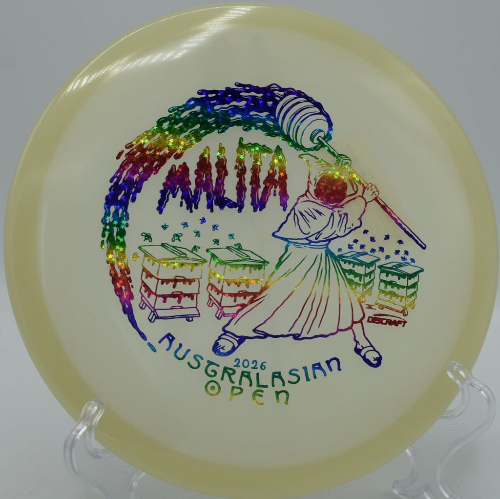 Mega Glow Malita night round midrange laser at Roy G. Guerrero DGC in Austin, TX