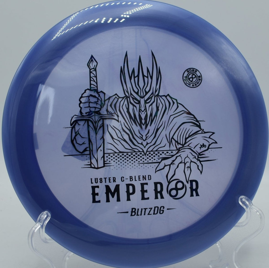 Luster C-Blend Emperor displayed at Sandy Point DGC, Lac du Flambeau WI for controlled flex shots