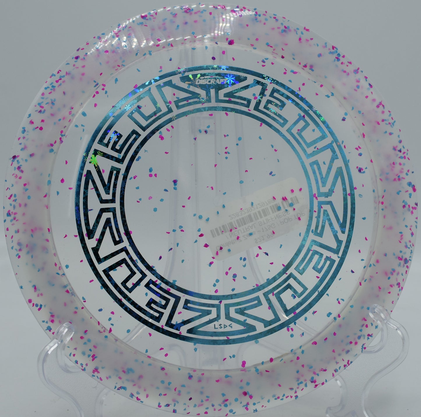 Paul McBeth Confetti Z Zeus making an S-curve down a tunnel shot at The Preserve in Clearwater, Minnesota