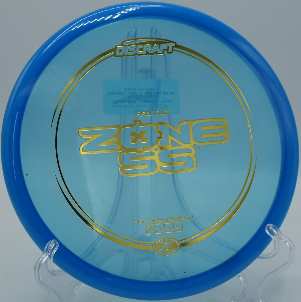 Discraft Z Zone SS low-ceiling glide at Mill Creek DGC in TX