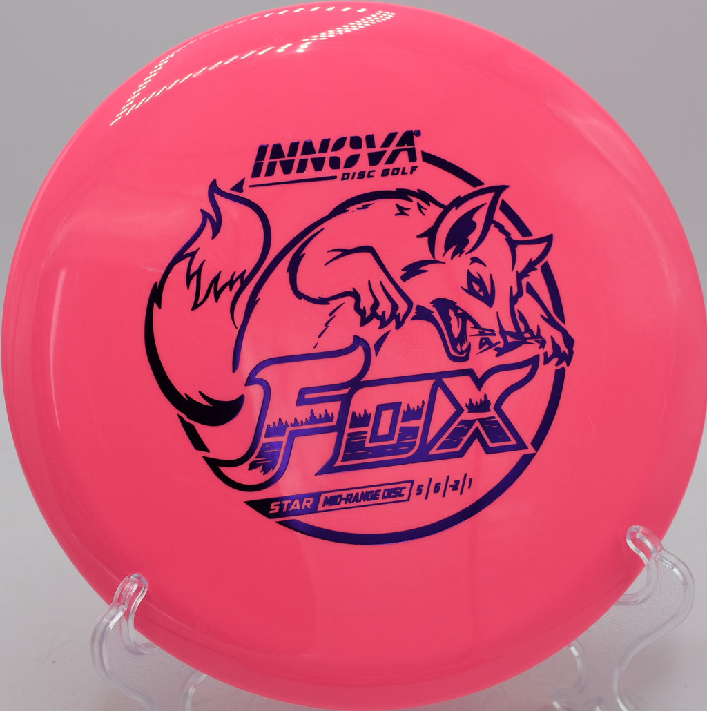 Star Fox Innova midrange gliding with touch at Milo McIver Disc Golf Course in Estacada, Oregon.