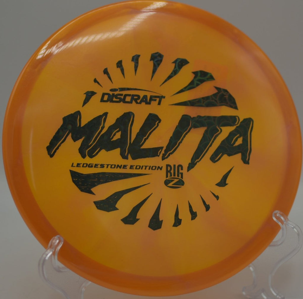 2026 Ledgestone Malita midrange showing controlled glide at Water Works Disc Golf Course in Kansas City, Missouri