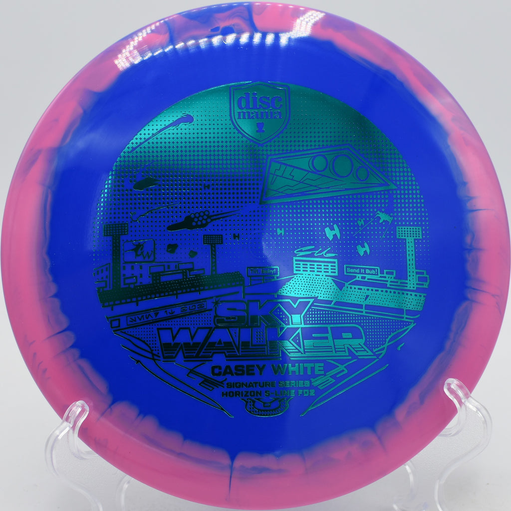 Horizon FD2 dual-color flight shot at Brewster Ridge Disc Golf Course in Jeffersonville, Vermont