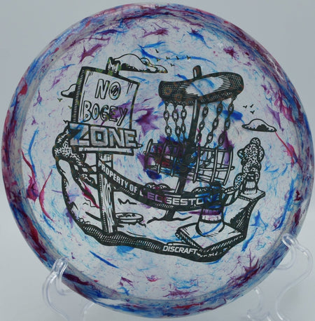 Jawbreaker Z Super Flx Zone skip-controlled landing at Blue Ribbon Pines Disc Golf Course in East Bethel, Minnesota