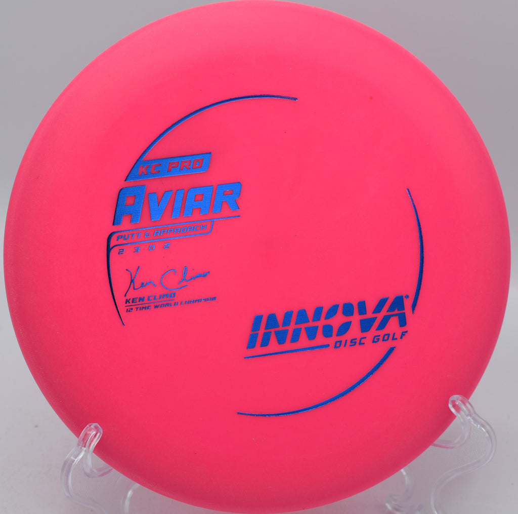 KC Aviar spinning accurately on tight putts at Whispering Falls Disc Golf Course, Meadville, Pennsylvania.