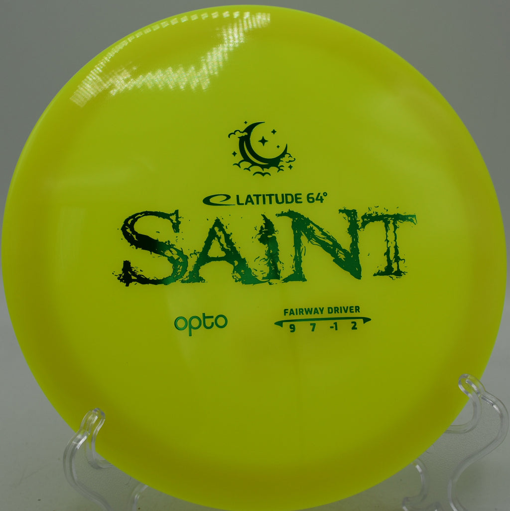Latitude 64° Opto Moonshine Saint glow fairway driver shaping clean hyzer lines at DeLaveaga Disc Golf Course in Santa Cruz, California.