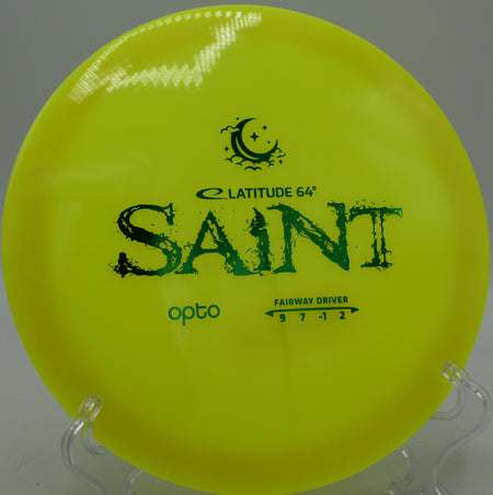 Latitude 64° Opto Moonshine Saint glow fairway driver shaping clean hyzer lines at DeLaveaga Disc Golf Course in Santa Cruz, California.