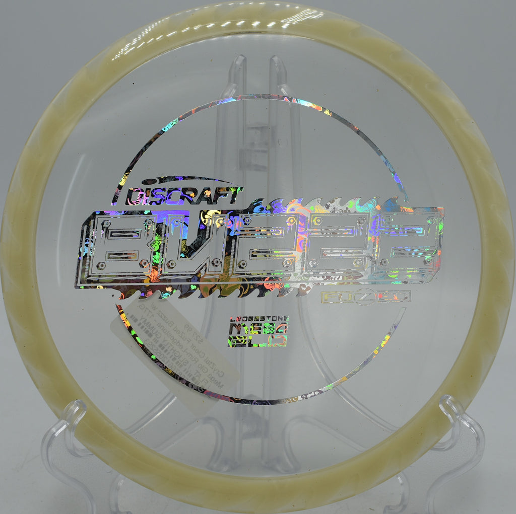 BuzzzSaw CryZtal FLX disc with halo glow rim sailing straight at Eagles Crossing, MO
