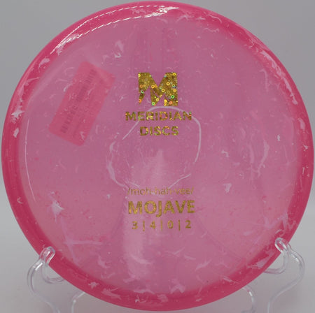 Marbled Clarus Mojave forehand approach disc at W.R. Jackson DGC in Appling, GA resisting torque with reliable finish