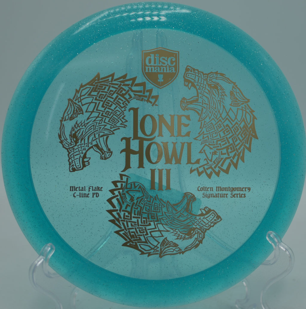 Ricky Wysocki edition Lone Howl 3 PD finishing with hard fade at Emporia Country Club Disc Golf Course in Emporia, Kansas.