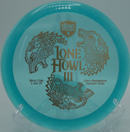Ricky Wysocki edition Lone Howl 3 PD finishing with hard fade at Emporia Country Club Disc Golf Course in Emporia, Kansas.