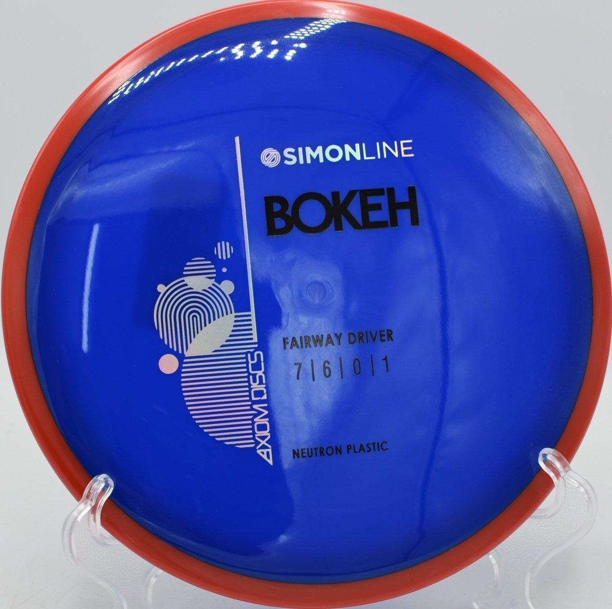 Simon Line Neutron Bokeh at Sandy Point DGC, Lac du Flambeau WI for shaping fairway lines