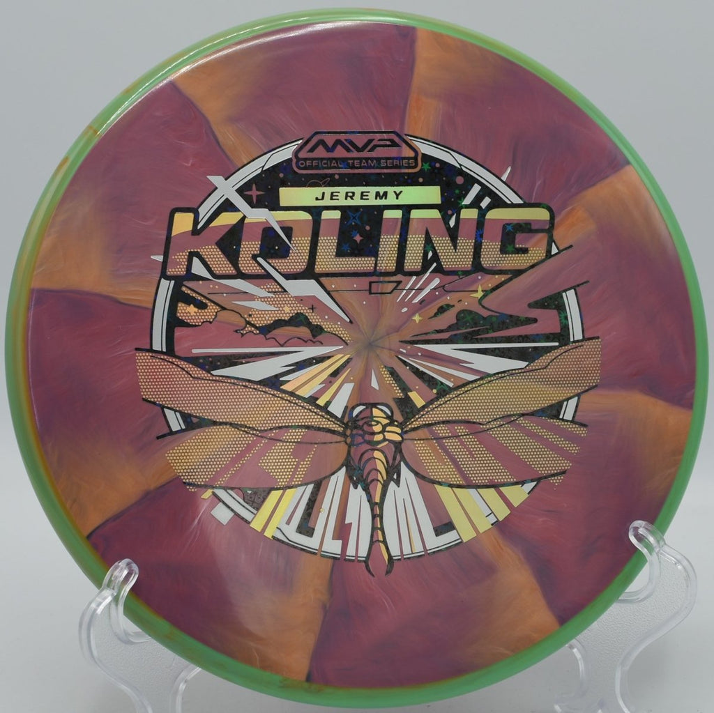 Axiom Tempo Koling Team Series clean forehand release at Hobbs Farm Disc Golf Course in Carrollton, Georgia