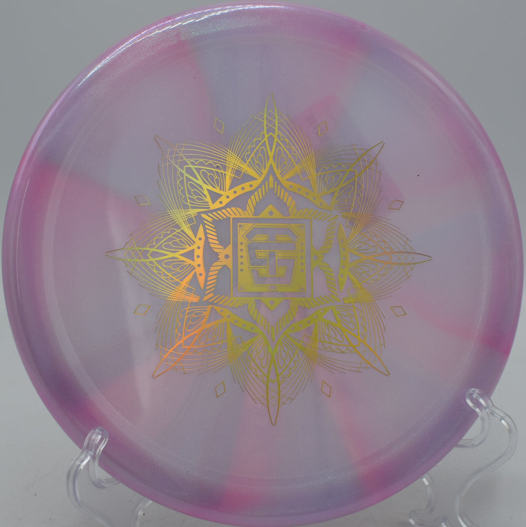 Thought Space VEX Vessel approach disc flying smooth and fading late at DeLaveaga Disc Golf Course in Santa Cruz, California.