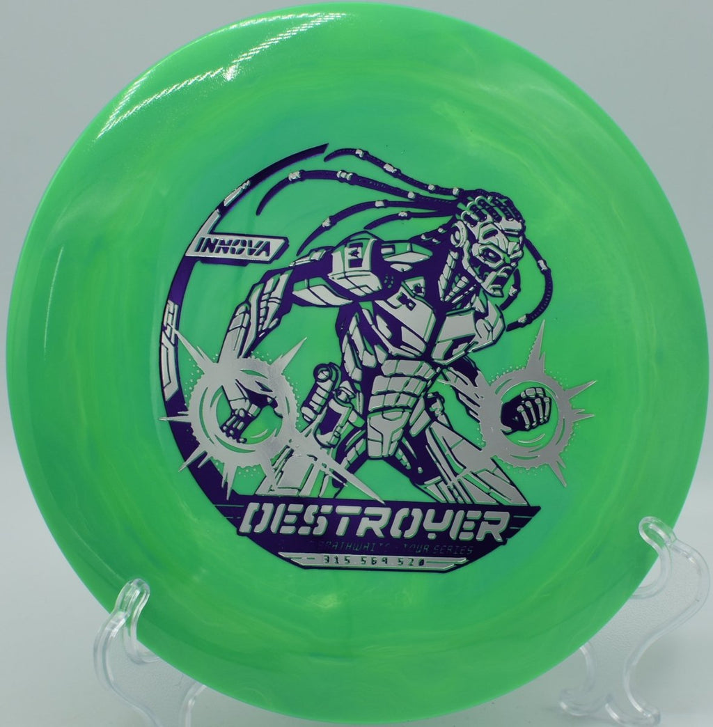 Philo Destroyer stable high-speed driver shaping long fairway at Persimmon Ridge DGC in AR