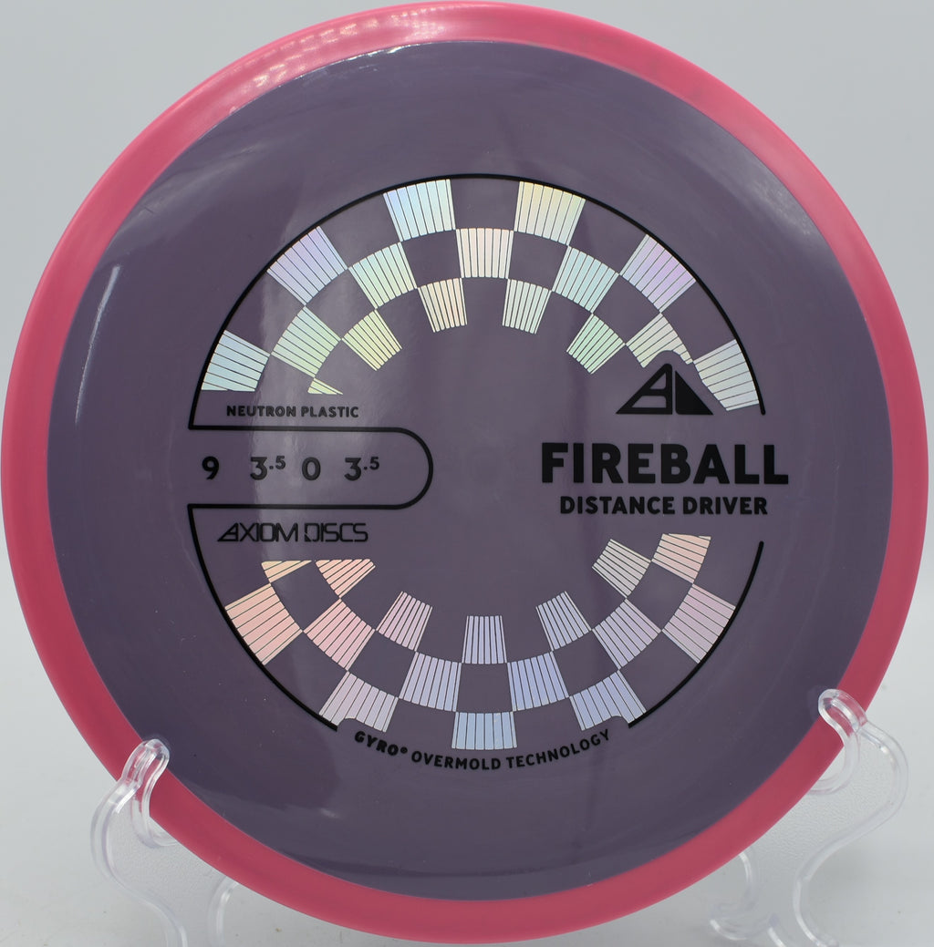 Neutron Fireball fairway driver at Maple Hill DGC, Leicester MA for forehand power and dependable fade