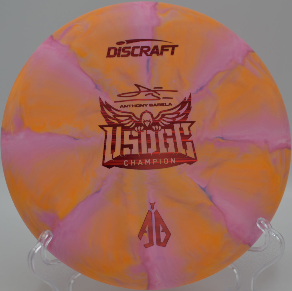 CT Swirl Focus staged on a dirt tee at Black Falls DGC in Montgomery, VT, built for touchy upshots.