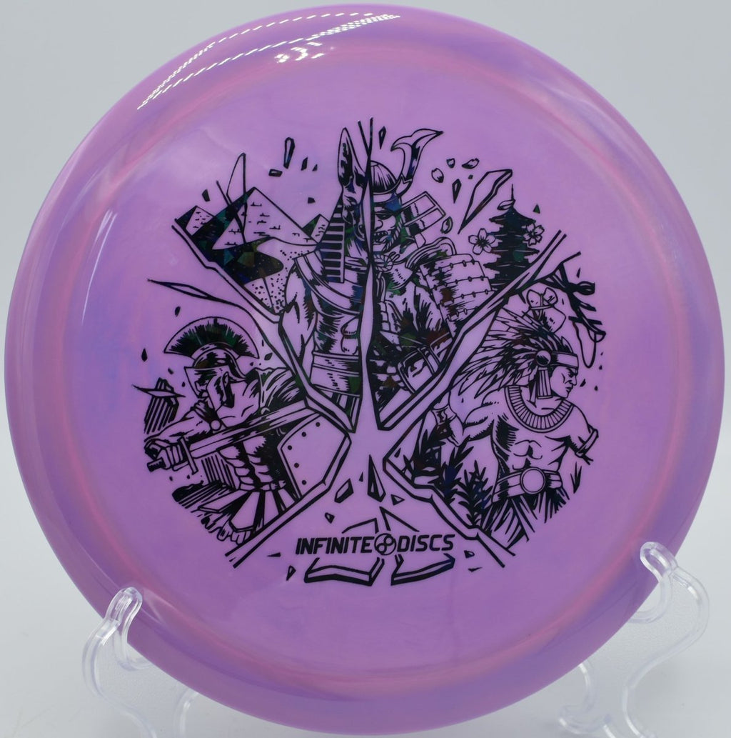 Infinite Discs Dynasty hyzer flip to straight at Persimmon Ridge Disc Golf Course in Greenbrier, Arkansas