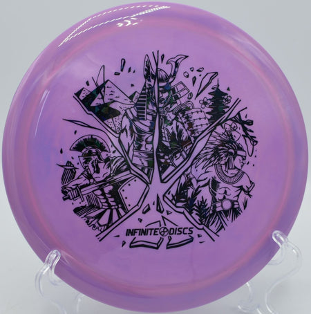 Infinite Discs Dynasty hyzer flip to straight at Persimmon Ridge Disc Golf Course in Greenbrier, Arkansas