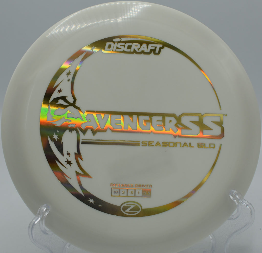 "Command the course at Horizon Fields Disc Golf in Minneapolis, MN, as GLO-Z Avenger SS dazzles with vibrant stability and crisp fade."
