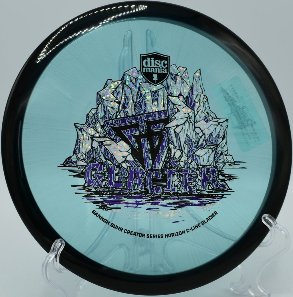 Gannon Buhr Creator Series Glacier straight-to-fade drive at Idlewild Disc Golf Course in Burlington, Kentucky