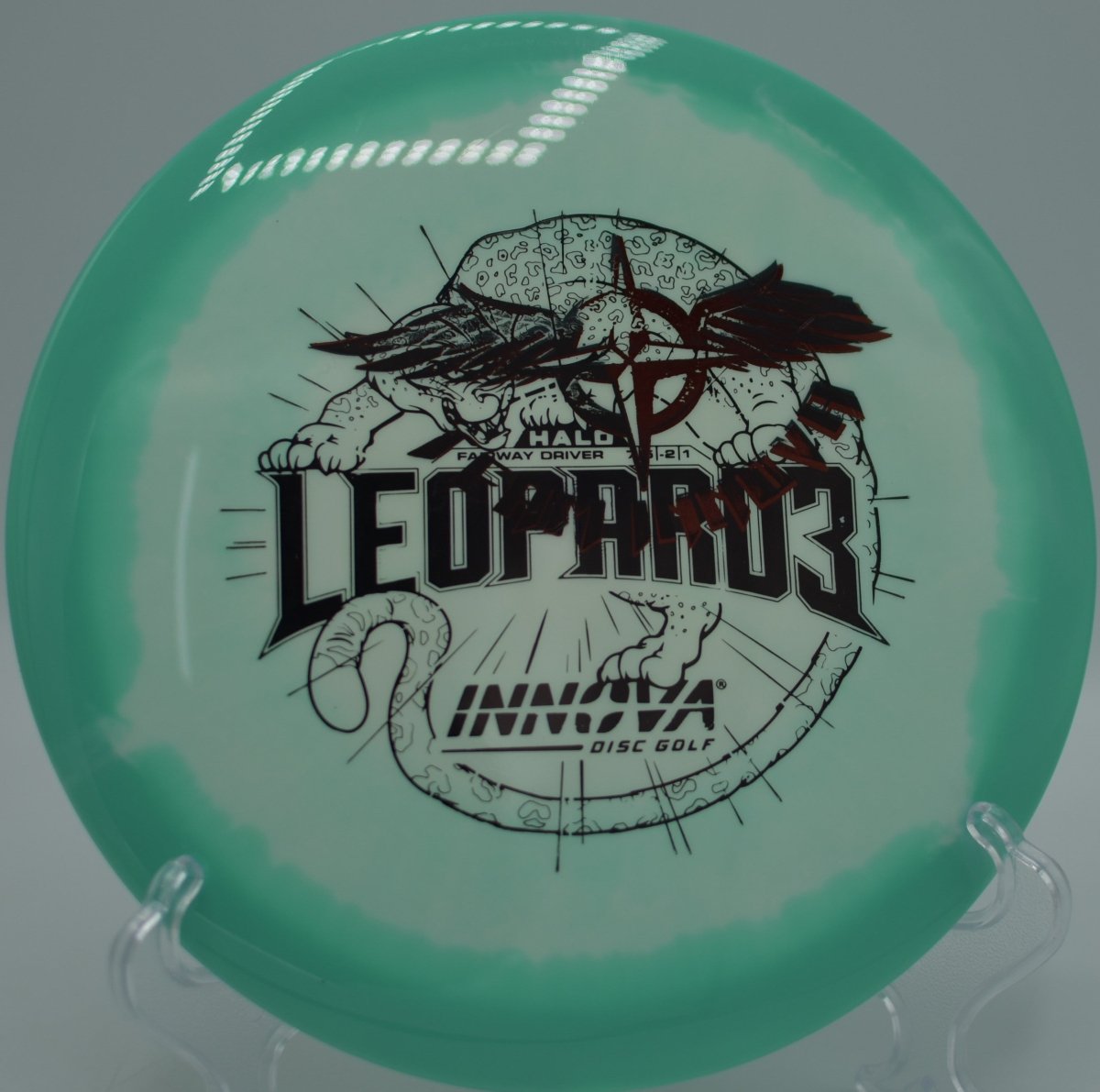 Halo Star Leopard3 Team Stamp smooth glide disc for Seattle disc golfers nationwide