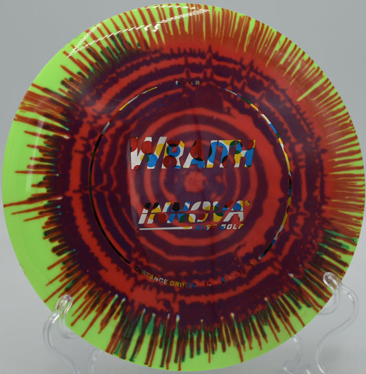I-Dye Star Wraith launching a max-distance drive at Milo McIver Disc Golf Course in Estacada, Oregon