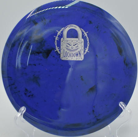 Doomsday Shockwave Lockdown launching a straight-to-fade missile at Stony Creek DGC in Ypsilanti, MI, carving the fairway with 10-speed stability.