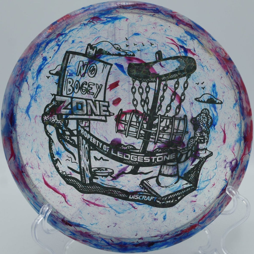 Discraft Zone forehand flex line at Eagles Crossing Disc Golf Course in Hawk Point, Missouri