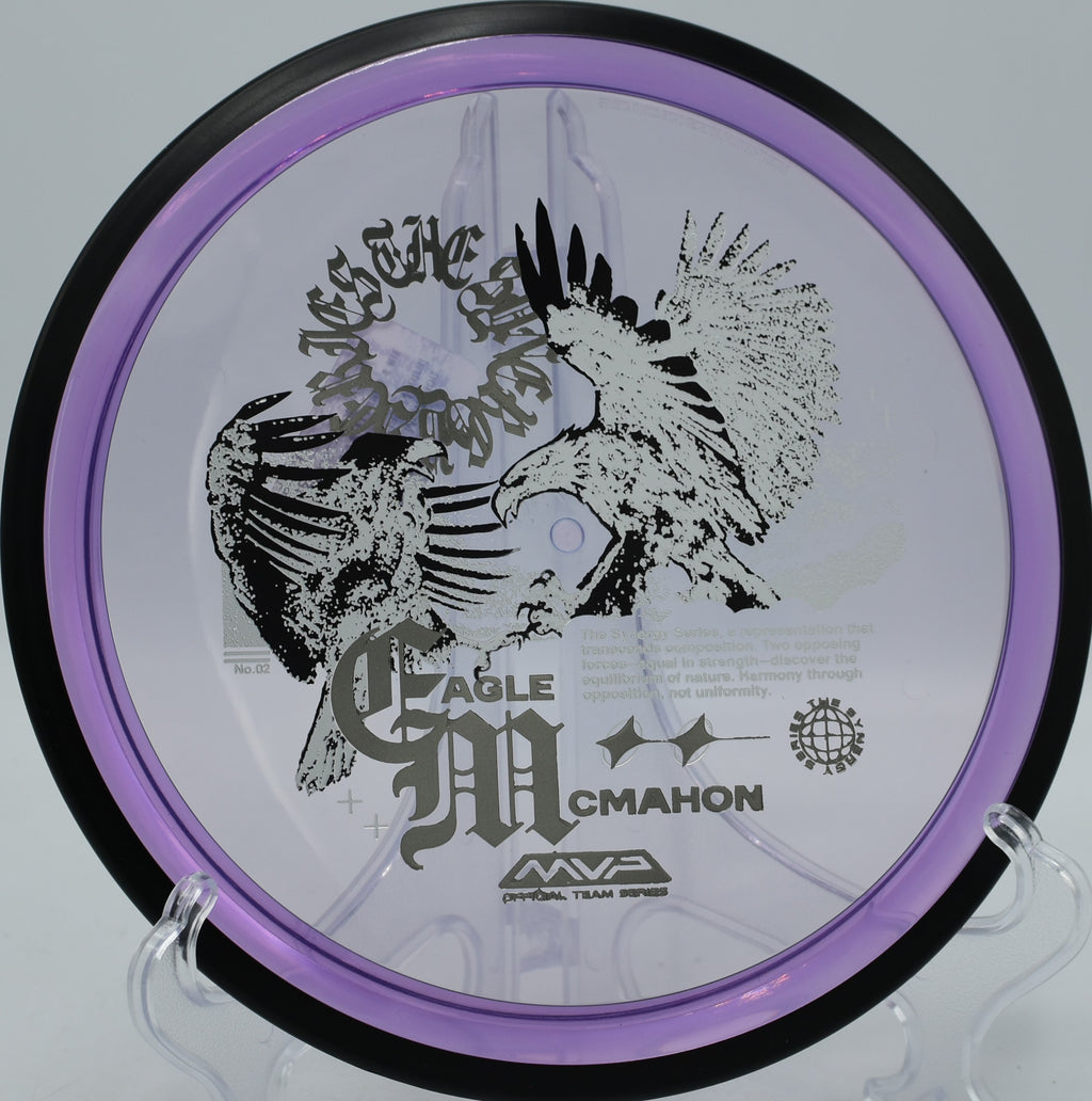 Proton Resistor Eagle McMahon Team Series flying flat with reliable fade at Maple Hill Disc Golf Course in Leicester, Massachusetts

