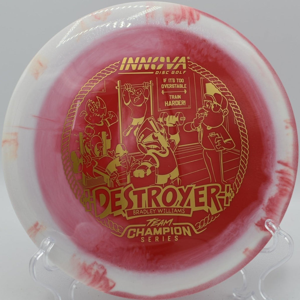 Bradley Williams Halo Star Baby Destroyer lightweight Destroyer carving controlled flex at Brooktrails Disc Golf Course California