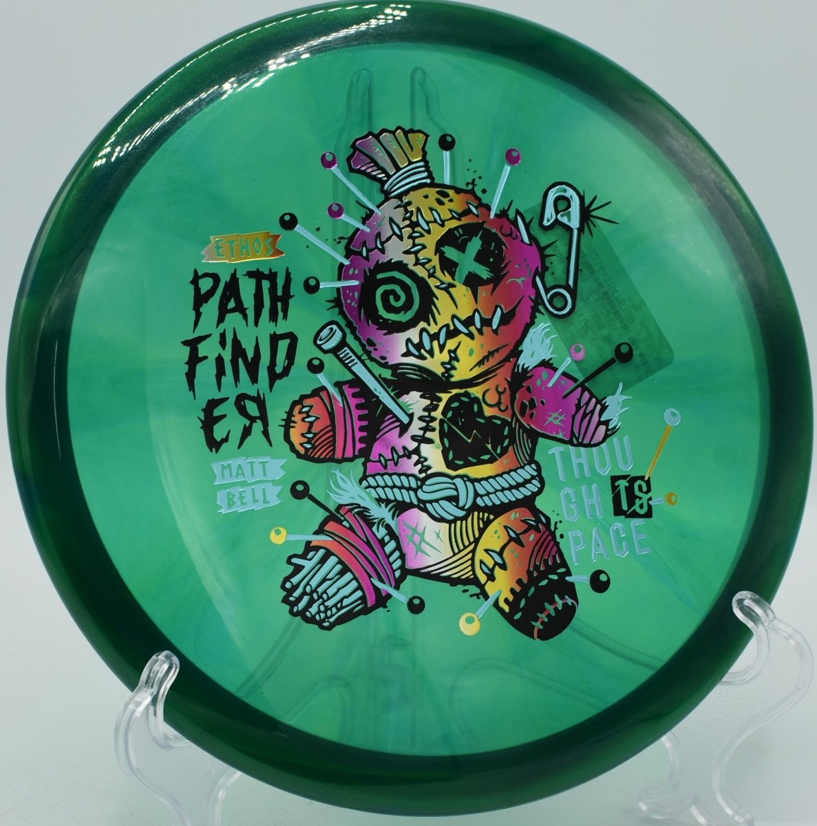 Ethos EXPERIMENTAL Pathfinder at Freeman Lake DGC, Elizabethtown KY for accurate disc golf placement
