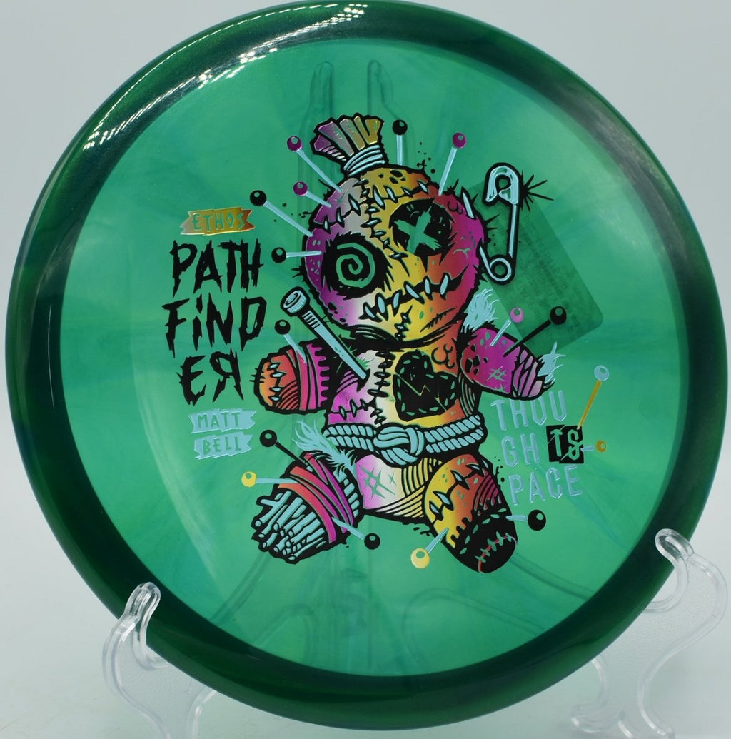 Ethos EXPERIMENTAL Pathfinder at Freeman Lake DGC, Elizabethtown KY for accurate disc golf placement