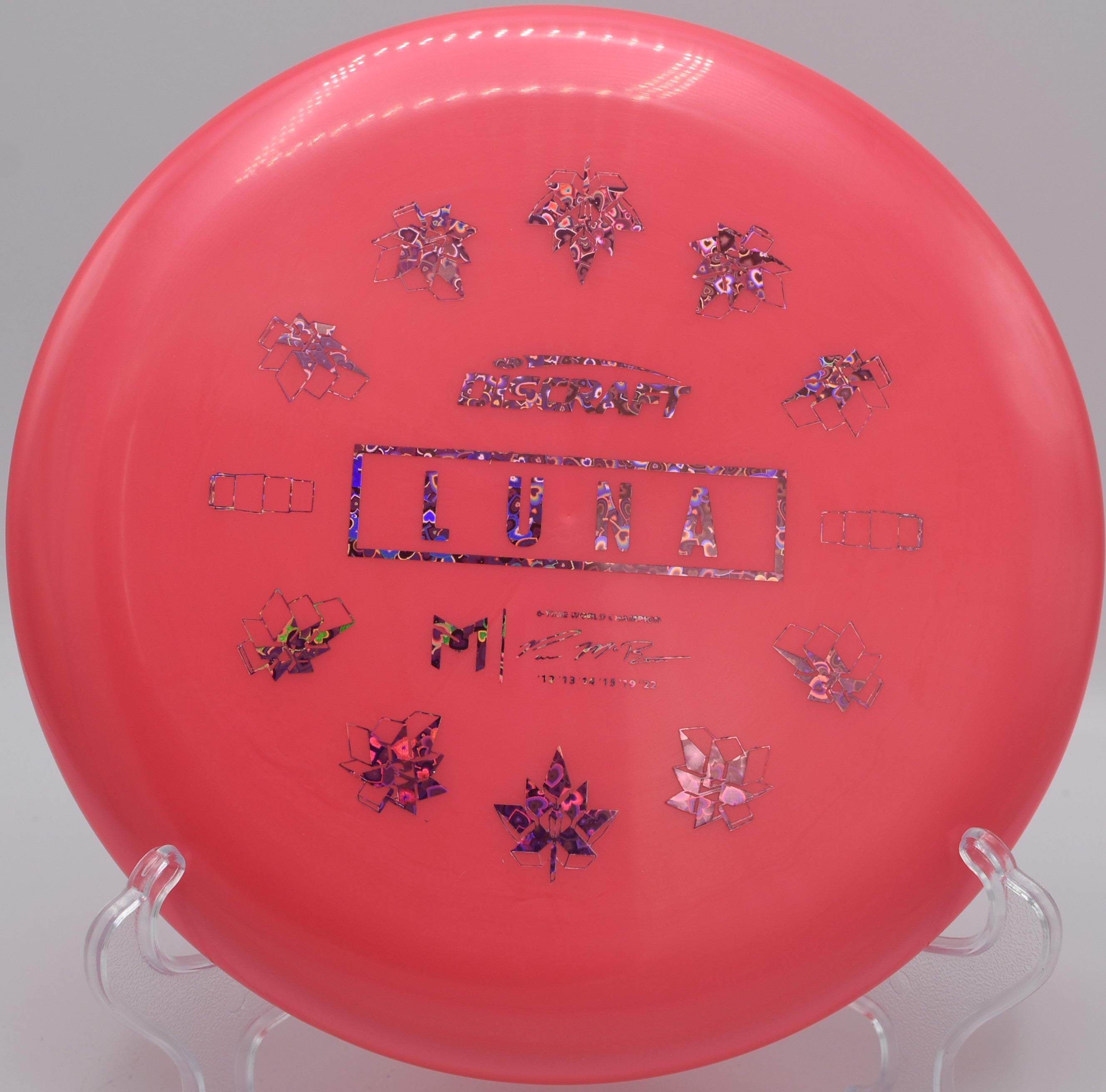 Discraft 2024 Big Z Pro Worlds Luna featured at Lake Walcott DGC, Rupert ID for straight putts and reliable glide