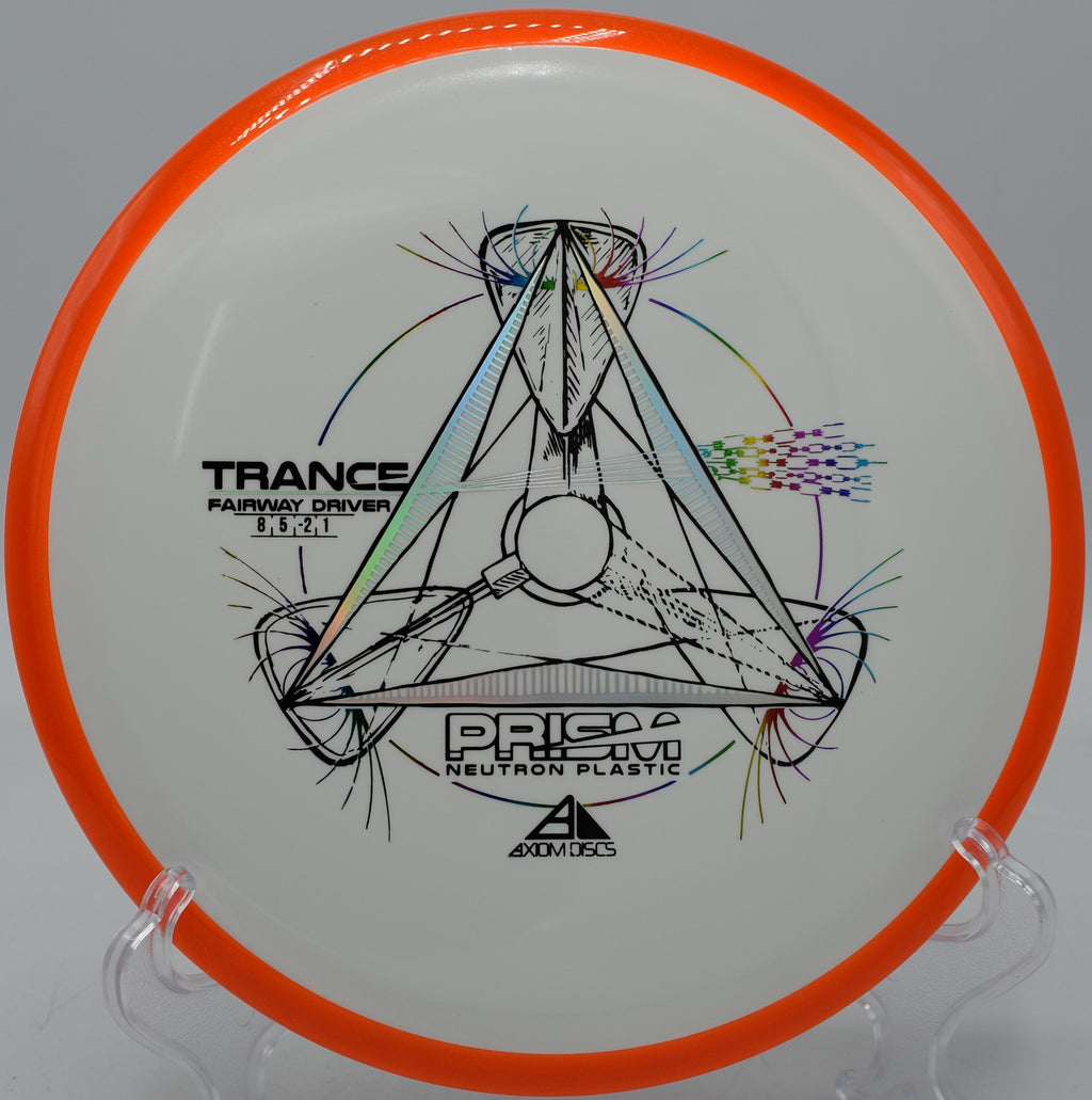 Prism Trance carving a right-turning fairway with pinpoint control

